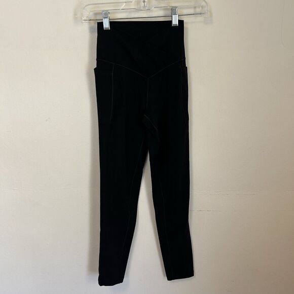 OFFLINE By Aerie Real Me High Waisted Crossover‎ 7/8 Legging S Black - Picture 1 of 7